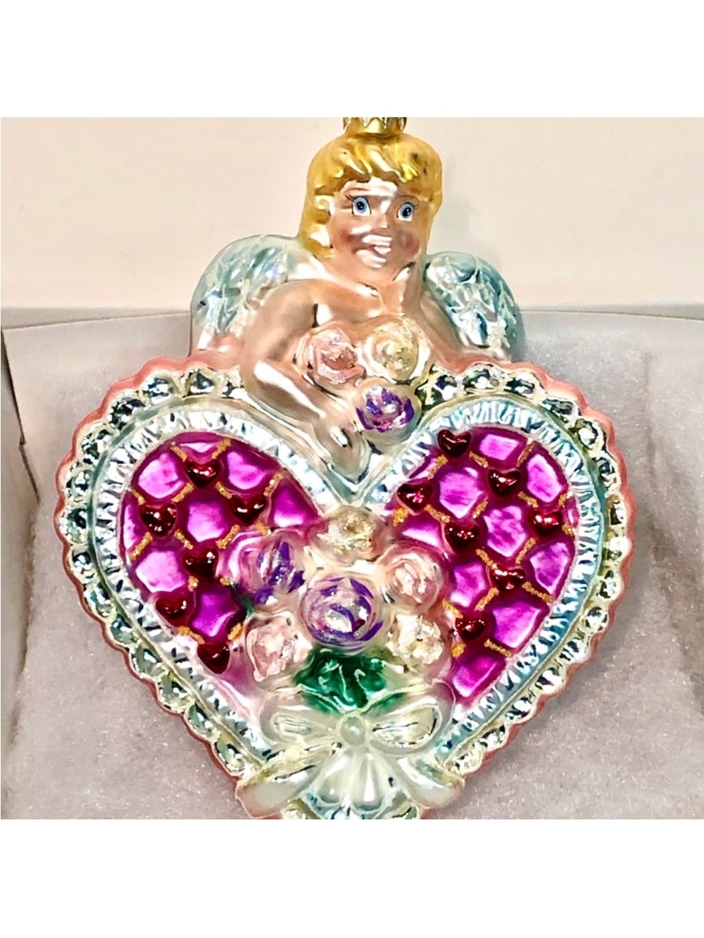 CHRISTOPHER RADKO “CUPID’S SURPRISE” ORNAMENT